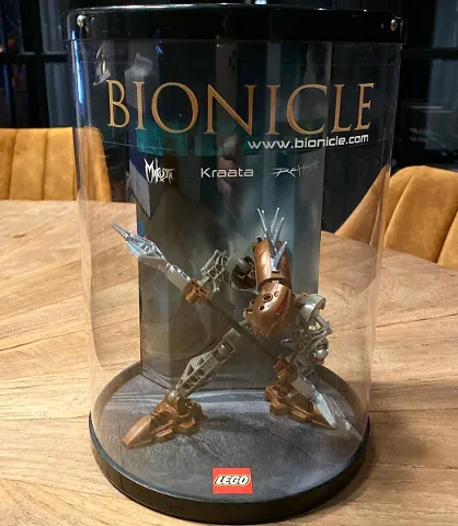 Display Assembled Set, Bionicle 8587 Panrahk in Plastic Case