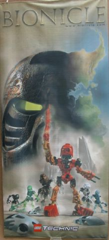 Display Flag Cloth, BIONICLE Toa