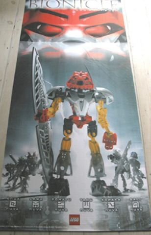 Display Flag Cloth, BIONICLE Toa Nuva