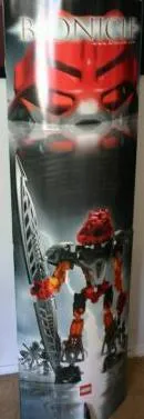 Display Floor Stand, Plastic for Bionicle Toa Nuva