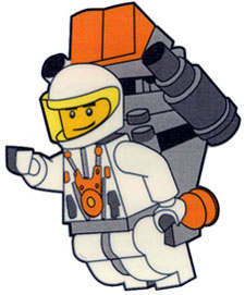 Tattoo (Temporary Body Print), Mars Mission Astronaut Pattern