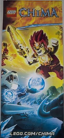 Display Flag Cloth, LEGENDS OF CHIMA, Laval and Sir Fangar