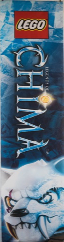 Display Flag Cloth, LEGENDS OF CHIMA, Sir Fangar