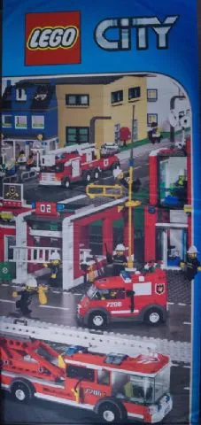 Display Flag Cloth, City 2010 Fire Station