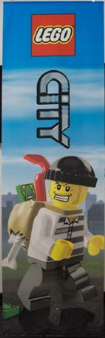 Display Flag Cloth, City 2011 Police - Prisoner - Wide