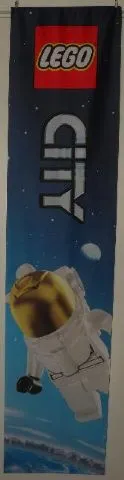 Display Flag Cloth, City Space Astronaut, Narrow