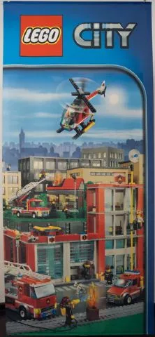 Display Flag Cloth, City 2013 Fire Station