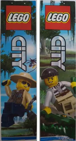 Display Flag Plastic, City Swamp Police Officer and Crook