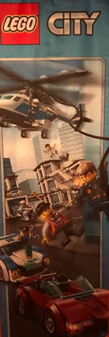 Display Flag Cloth, City 2017 Police High-speed Chase, Narrow