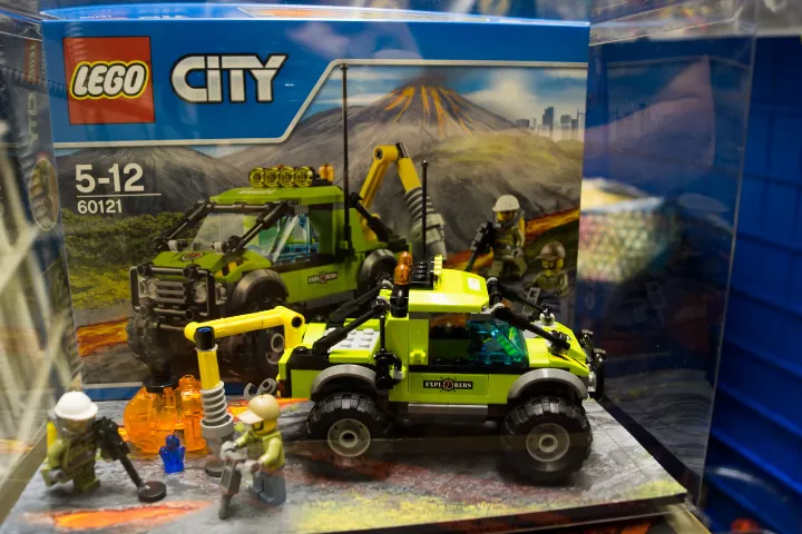 Display Assembled Set, City Set 60121 in Plastic Case