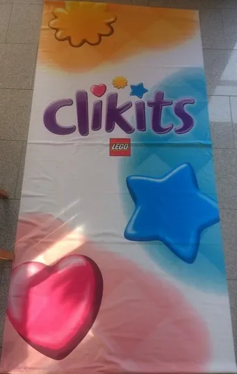 Display Flag Cloth, Clikits Three Icons