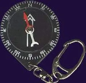 Compass Key Chain