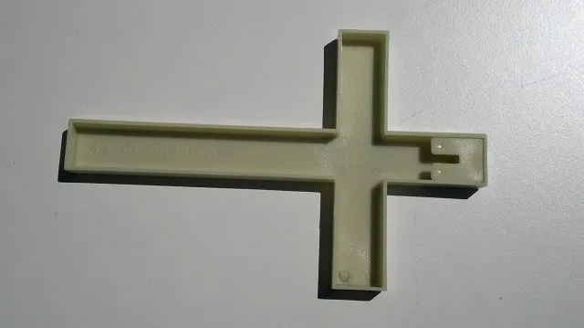 Cross, Plastic Glow In Dark with Text