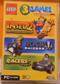 3 Games (Insel 2 / Rock Raiders / Racers) - PC CD-ROM (German Version)