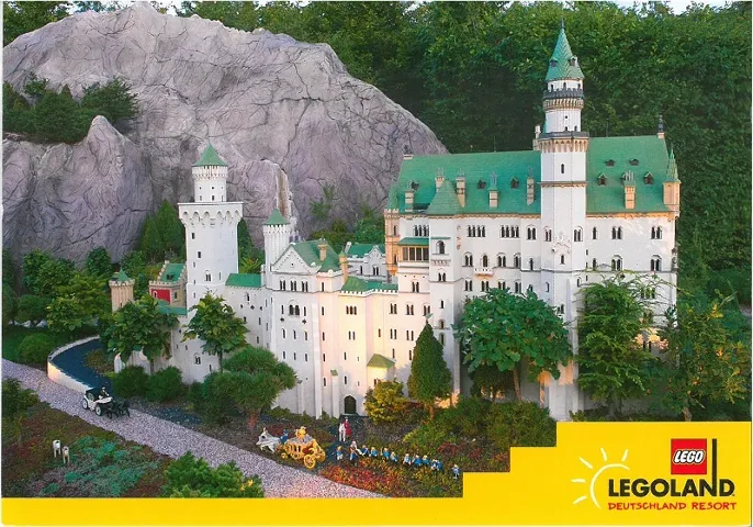 Postcard - Legoland Parks, Legoland Deutschland Resort - Miniland Schloss Neuschwanstein
