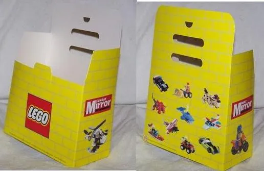 Daily Mirror Promotional Cardboard Storage Box - City Yellow