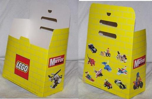 Daily Mirror Promotional Cardboard Storage Box - City Yellow