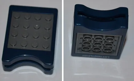 Game Case for Nintendo DS Game with Dark Bluish Gray Studs