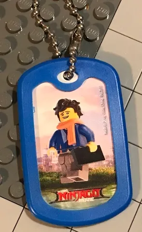 Dog Tag, The LEGO NINJAGO Movie Jay Pattern