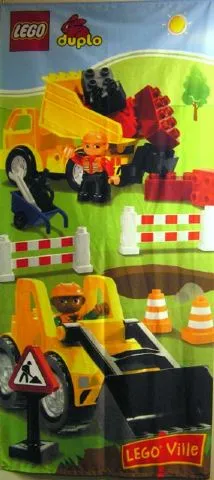 Display Flag Cloth, DUPLO LEGO Ville