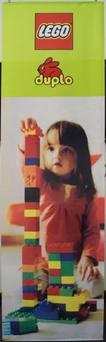 Display Flag Cloth, DUPLO Logo and Little Girl