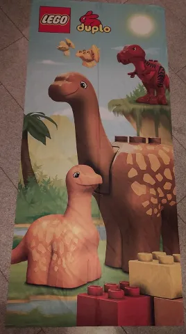 Display Flag Cloth, DUPLO Dinosaurs