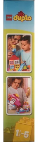 Display Flag Cloth, DUPLO Logo and Two Children Playing