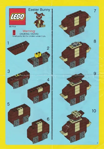 Exclusive Build Instructions: Easter Bunny
