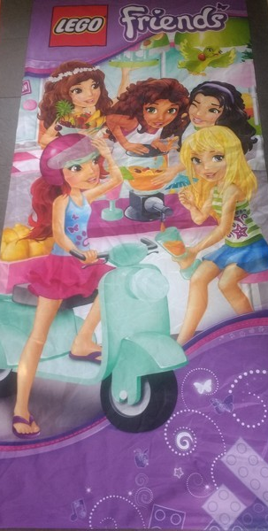 Display Flag Cloth, Friends 5 Girls and Scooter