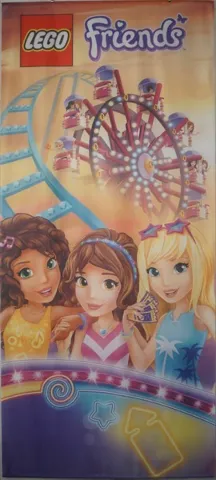 Display Flag Cloth, Friends, Amusement Park