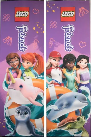 Display Flag Cloth, Friends, Sealife, Double-sided