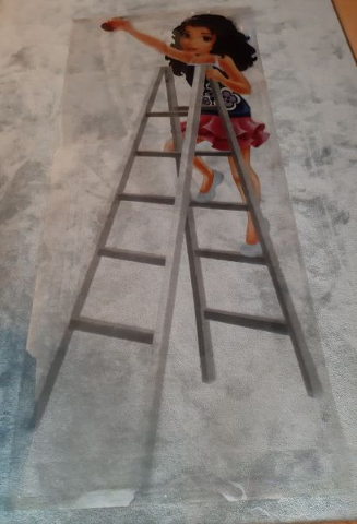 Display Flag Plastic, Friends Stepladder