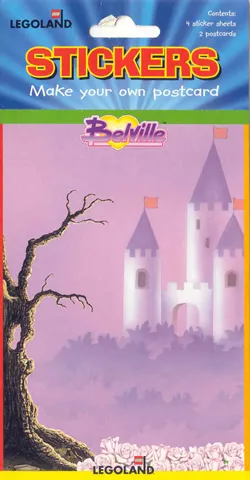 Postcard - Belville LEGOLAND Parks, Make your own postcard - Cards and Stickers Set