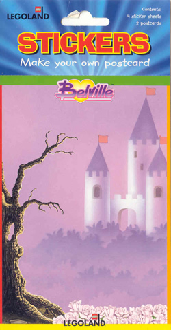 Postcard - Belville LEGOLAND Parks, Make your own postcard - Cards and Stickers Set