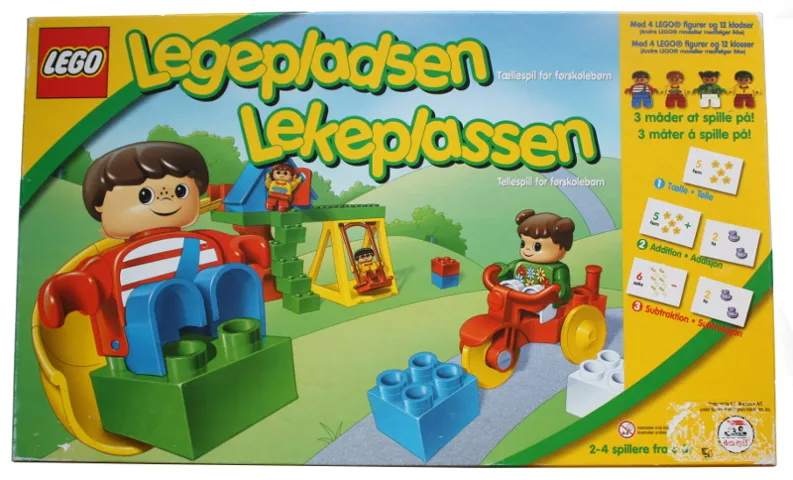 Legepladsen, tællespil for førskolebørn / Lekeplassen, tellespill for førskolebarn (dan-spil)