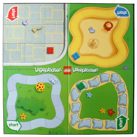 Legepladsen, tællespil for førskolebørn / Lekeplassen, tellespill for førskolebarn, Game Board