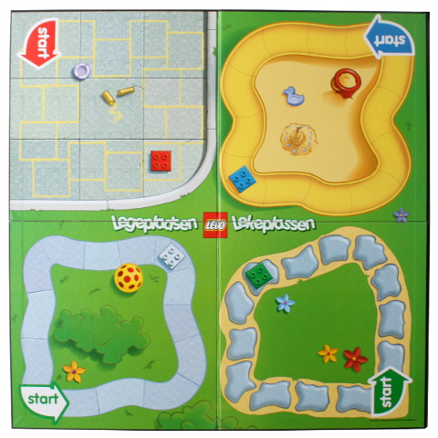 Legepladsen, tællespil for førskolebørn / Lekeplassen, tellespill for førskolebarn, Game Board