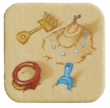 Legepladsen, tællespil for førskolebørn / Lekeplassen, tellespill for førskolebarn, Sandbox Token