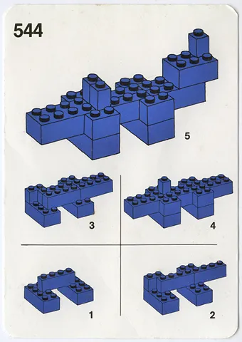 Safari Board Game, Game Card 544 Crocodile