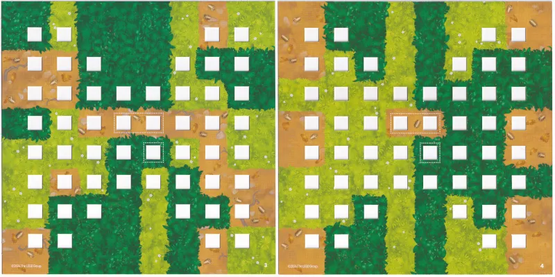 Monkey Palace Game Game Board 1+2