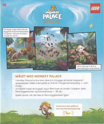 Monkey Palace Game Rulebook (Norwegian)