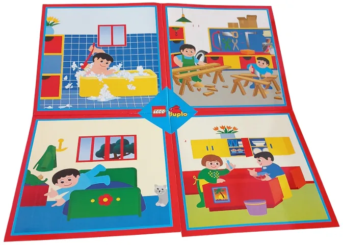 DUPLO Learn and Play - Hjemme hos os - Playing Board