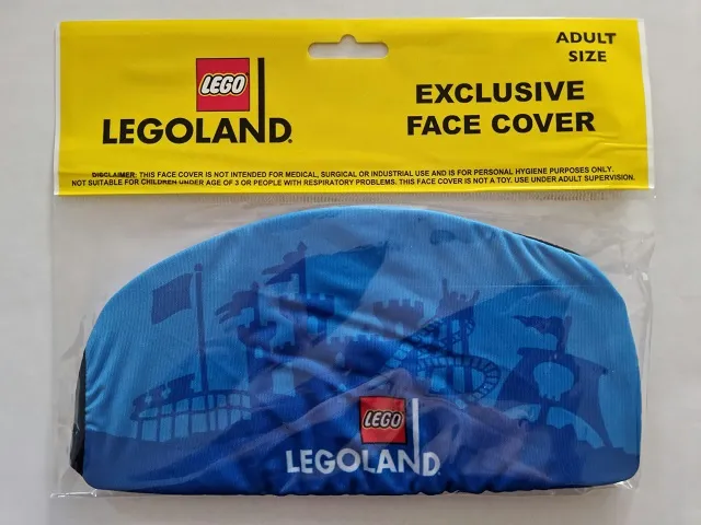 Exclusive Face Cover, LEGOLAND Blue Face Mask, Adult Size
