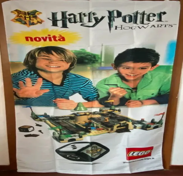 Display Flag Cloth, Games - Harry Potter Hogwarts (Italian)