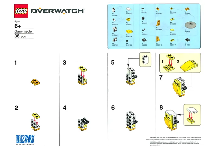 EB Games Exclusive Build Instructions: Ganymede