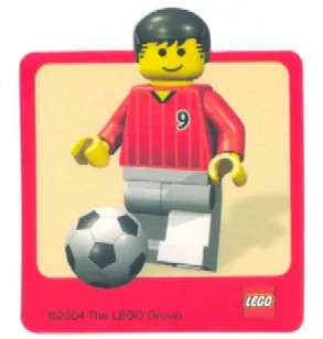 Sticker Sheet, Minifigure Football (Soccer) Player