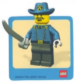 Sticker Sheet, Minifigure Cavalry Officer