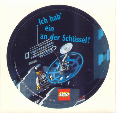 Sticker Sheet, Ich hab' ein an der Schüssel!