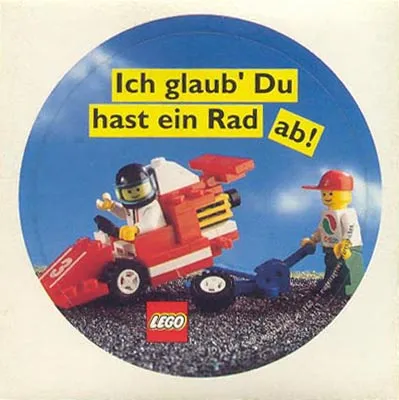 Sticker Sheet, Ich glaub' Du hast ein Rad ab!