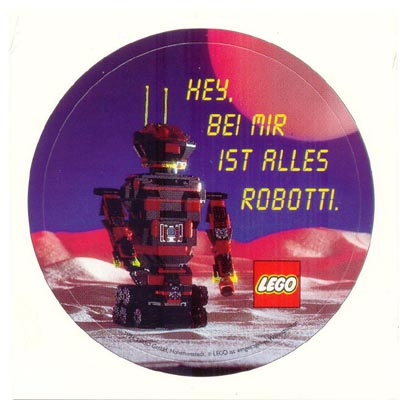Sticker Sheet, HEY, BEI MIR IST ALLES ROBOTTI.
